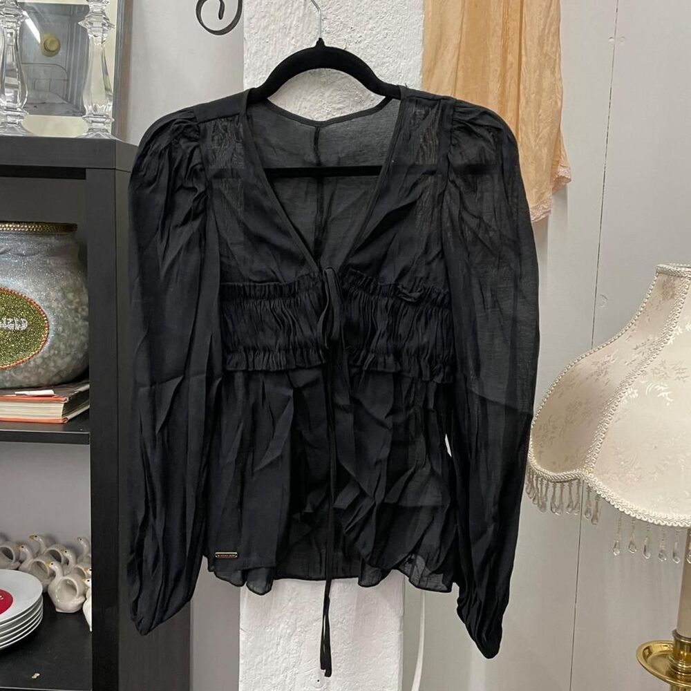 Missguided Women's Black Blouse